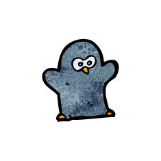 cartoon little penguin N7