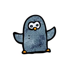 cartoon little penguin N8
