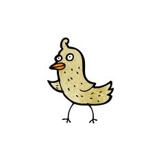 little cartoon bird N2