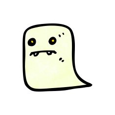 Cartoon Ghost N170