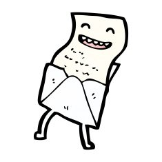 letter cartoon character N12
