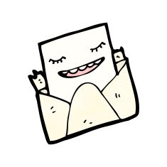 letter cartoon character N14
