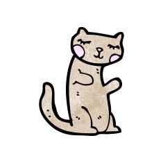 Cartoon Cat N294