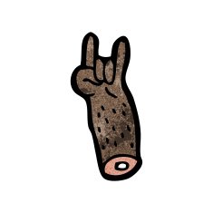 Cartoon Severed Arm N19