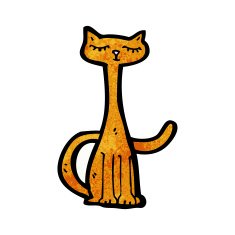 Cartoon Ginger Cat N23