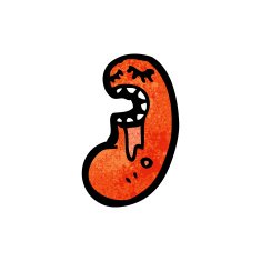 Baked Bean Cartoon Character N11