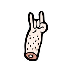 Cartoon Severed Arm N24