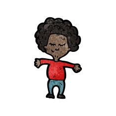 cartoon friendly man N28