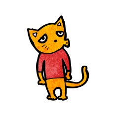 Cartoon Cat N297