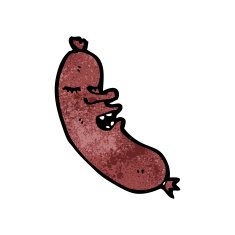 Cartoon Sausage N48
