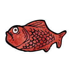 Cartoon Piranha N22