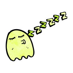 cartoon gree ghost N5