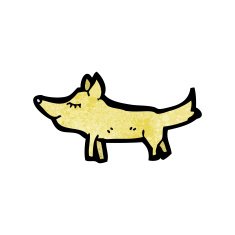 cartoon little dog N104