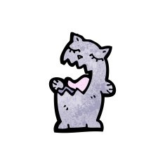 angry cartoon cat N11