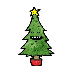 Cartoon Christmas Tree N56