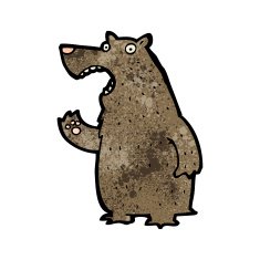 Cartoon Bear N102