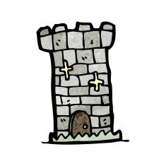 Cartoon Castle Tower N5