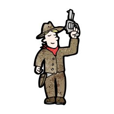 Cartoon Cowboy N21