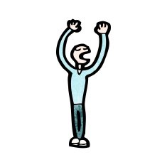 cartoon stick man N8