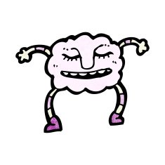 cartoon cloud monster N19