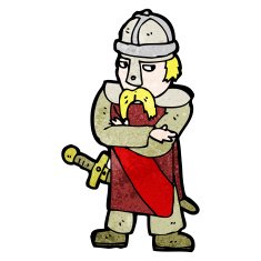 cartoon saxon warrior N3