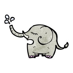Cartoon Elephant N84