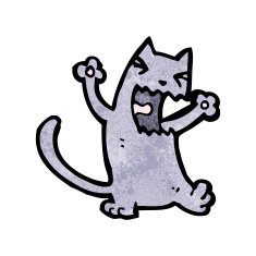 Cartoon Cat N304