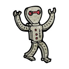 Cartoon Robot N327
