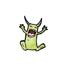 cartoon little devil N94