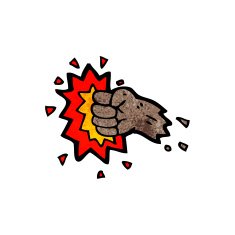 cartoon punch symbol N2