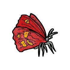 Cartoon Butterfly N82
