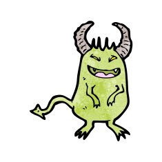 cartoon little devil N97