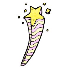 cartoon shooting star N21