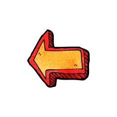 cartoon direction arrow N6
