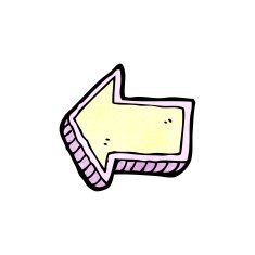 cartoon direction arrow N8