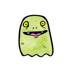 Cartoon Ghost N172