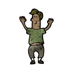 cartoon happy man N540
