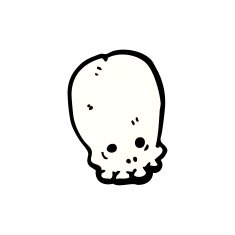Cartoon Skull N90