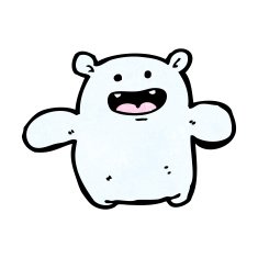friendly monster cartoon N10