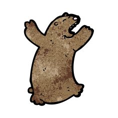 Cartoon Bear N103