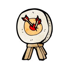 Cartoon Archery Target N4