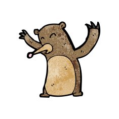 Cartoon Bear N109