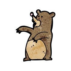 Cartoon Bear N111