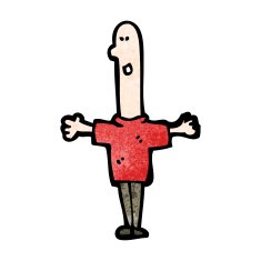 cartoon bald man N27