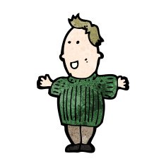 happy cartoon man N11