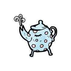 Cartoon Tea Pot N20