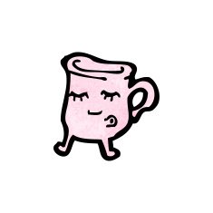 cartoon teacup N13