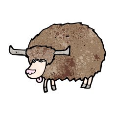 cartoon yak N5