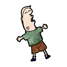 cartoon stressed man N82
