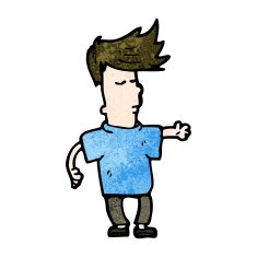 cartoon jaded teen N3